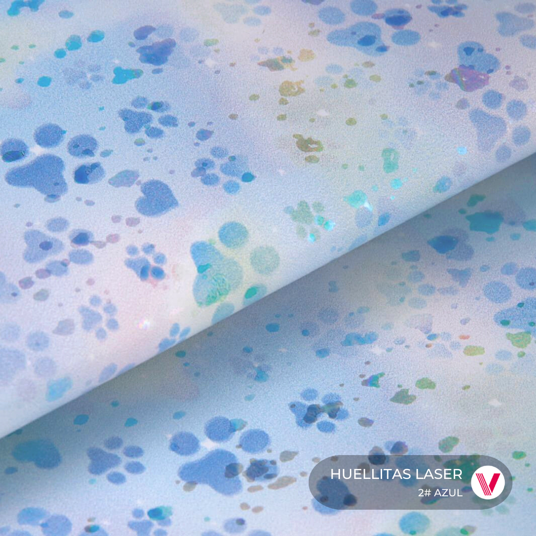 Huellitas Laser Azul