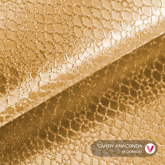Sintetico Candy Anaconda Dorado