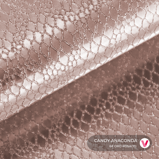 Sintetico Candy Anaconda Oro Rosado