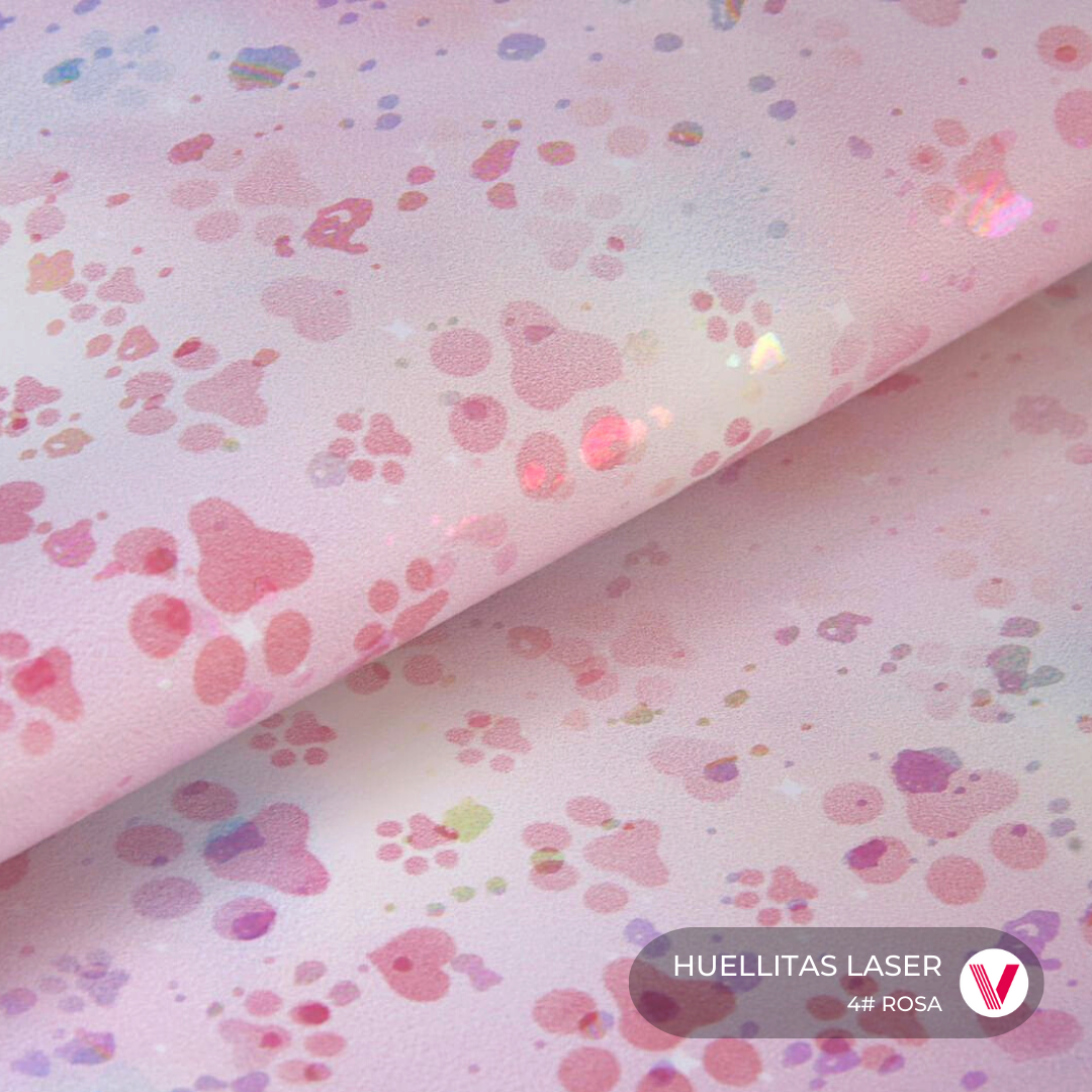 Huellitas Laser Rosa