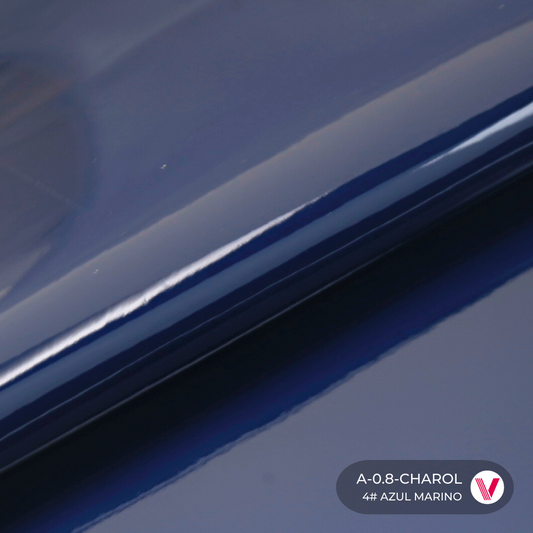 Sintetico Charol Azul Marino 0.8