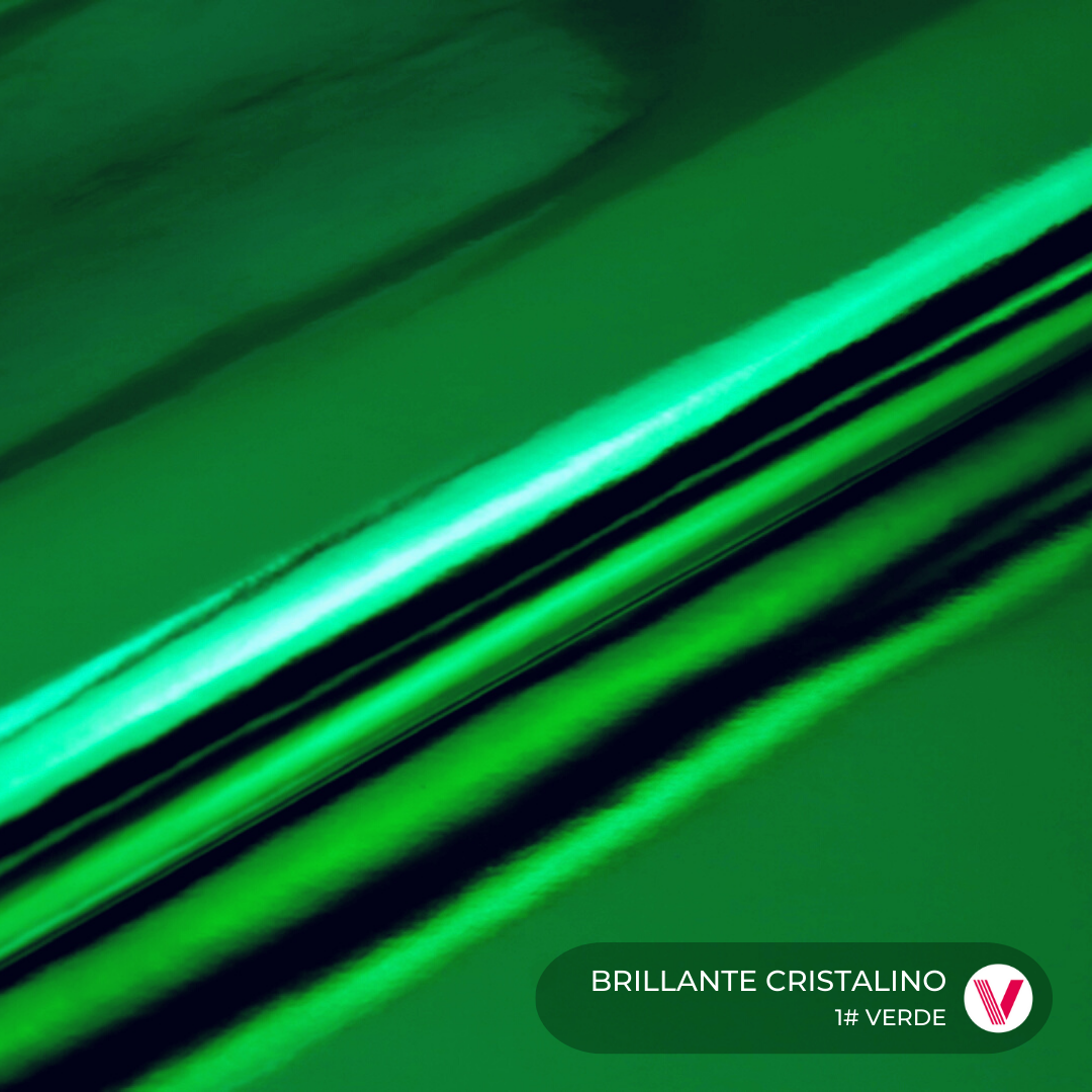 Sintetico Brillante Cristalino Verde