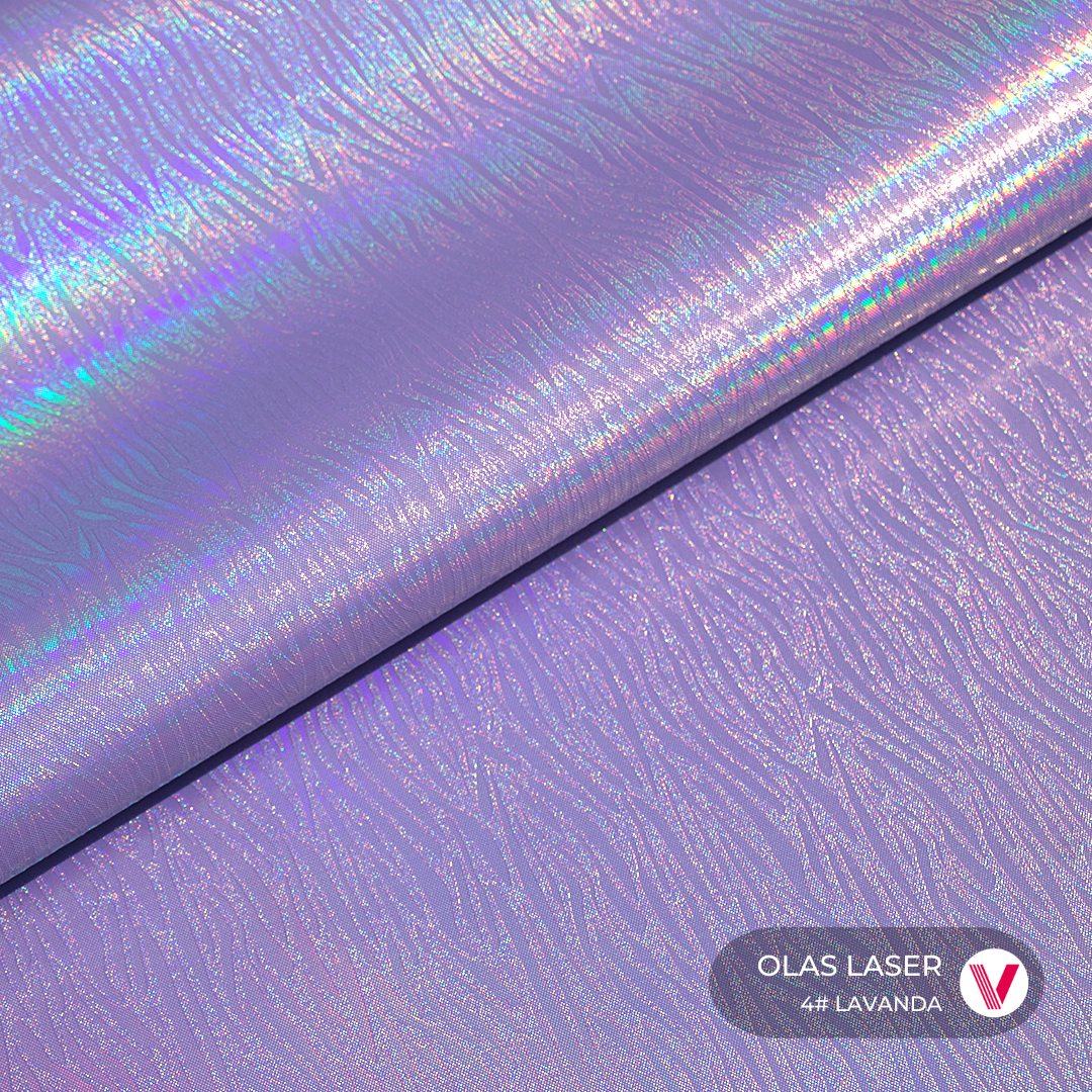 Sintetico Olas Laser Lavanda