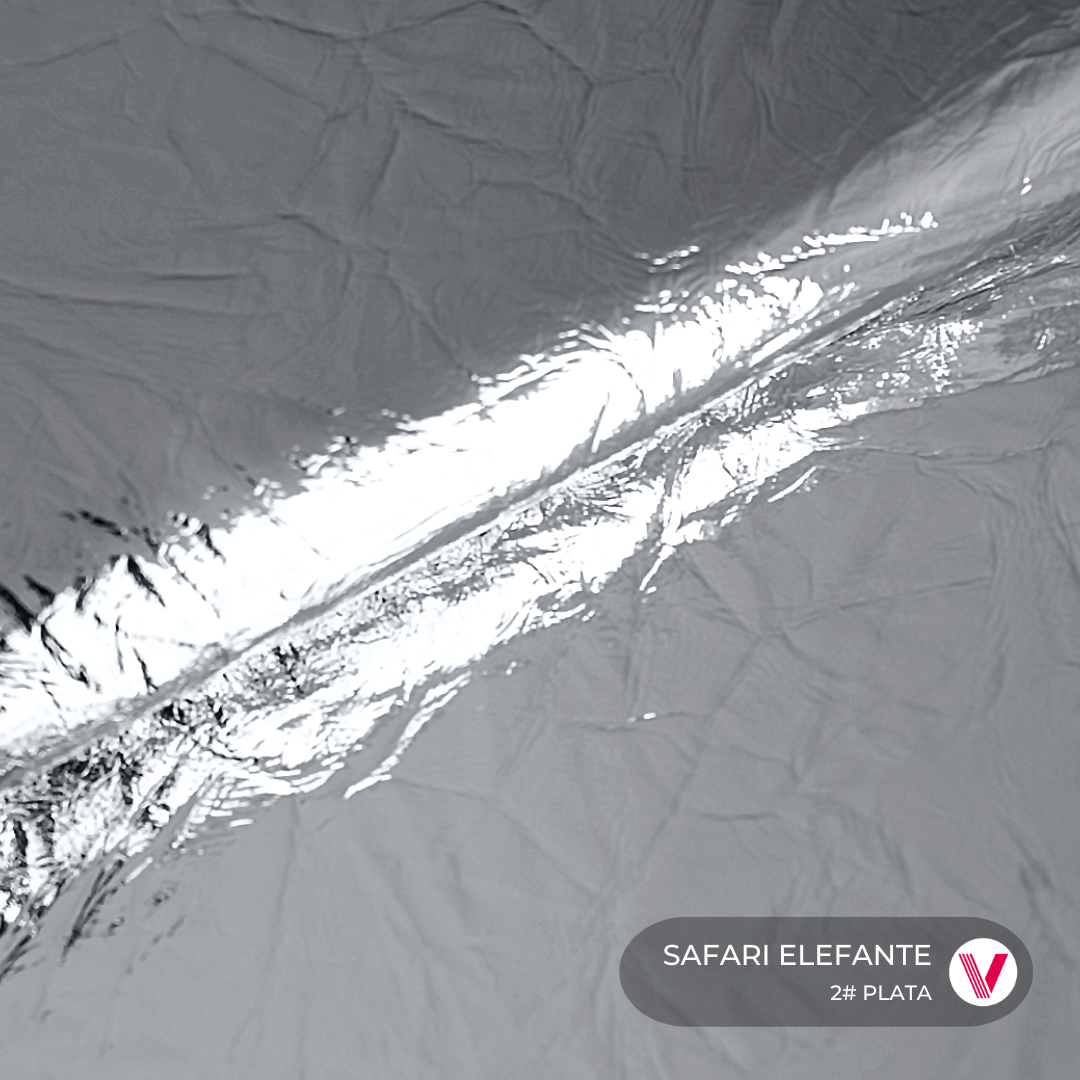 Sintetico Safari Elefante Plata