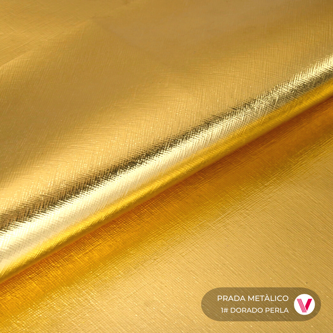 Sintetico Prada Metalico Dorado Perla 1.0 MM