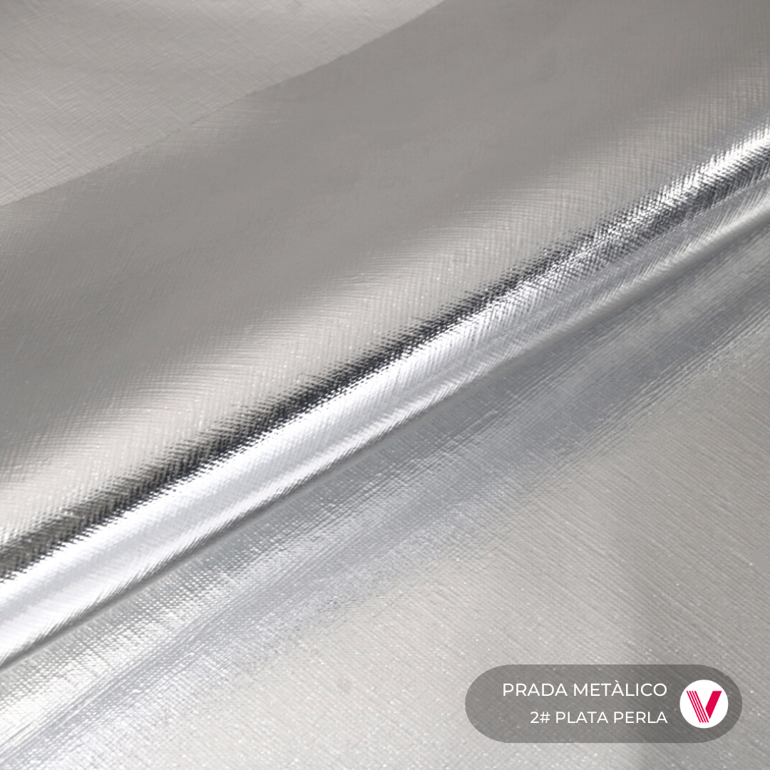 Sintetico Prada Metalico Plata Perla 1.0 MM