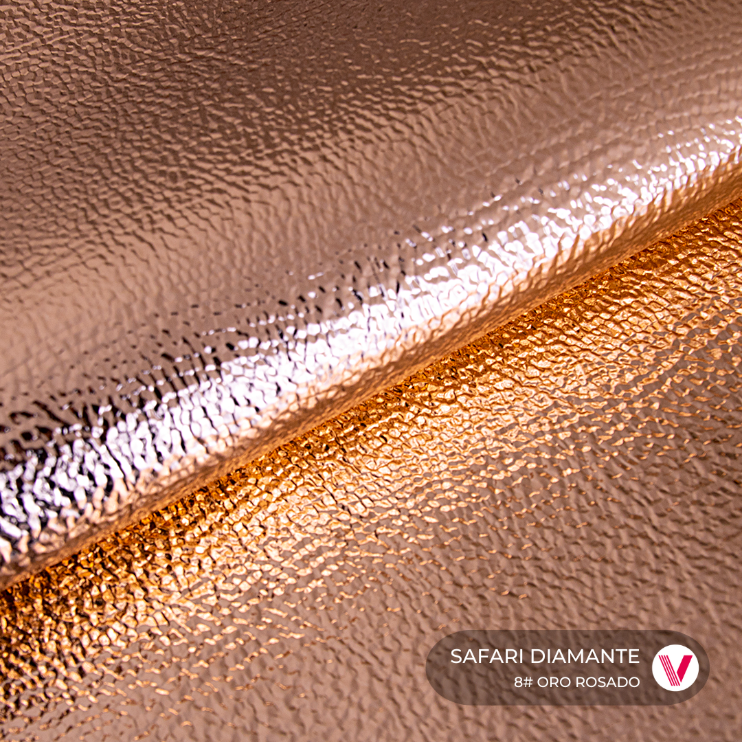 Sintetico Safari Diamante Oro Rosado