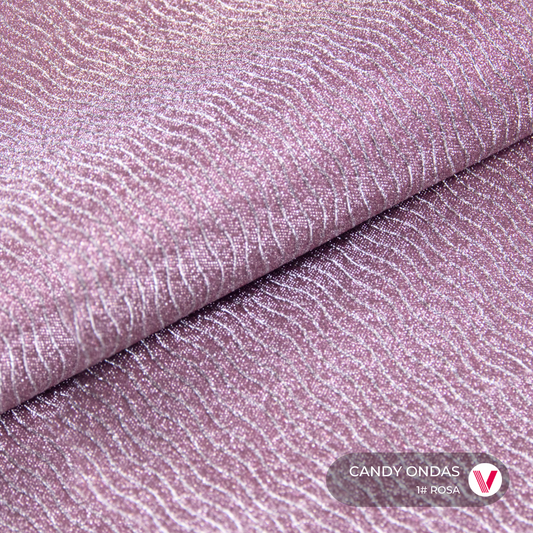 Sintetico Candy Ondas Rosa