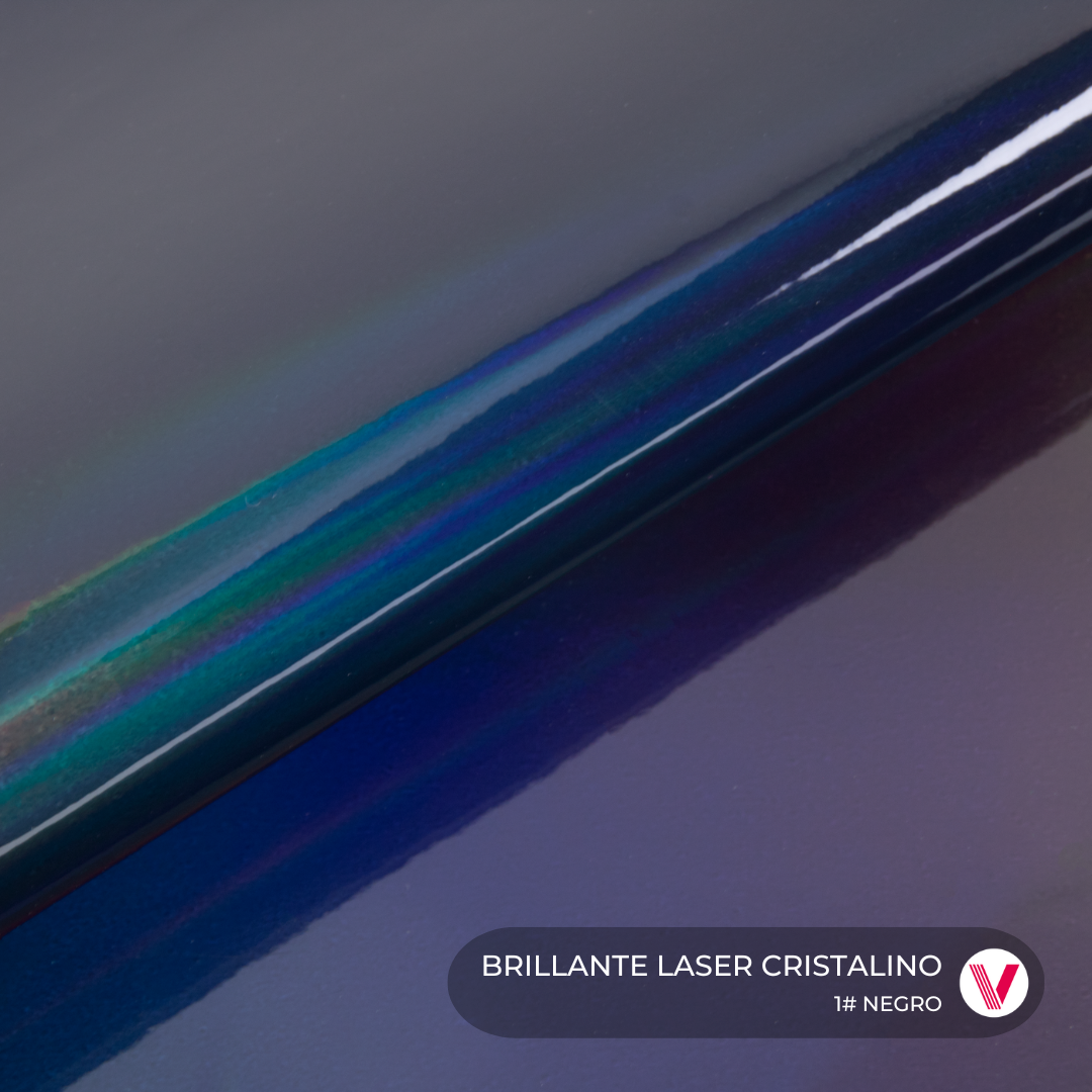 Sintetico Brillante Cristalino Laser Negro