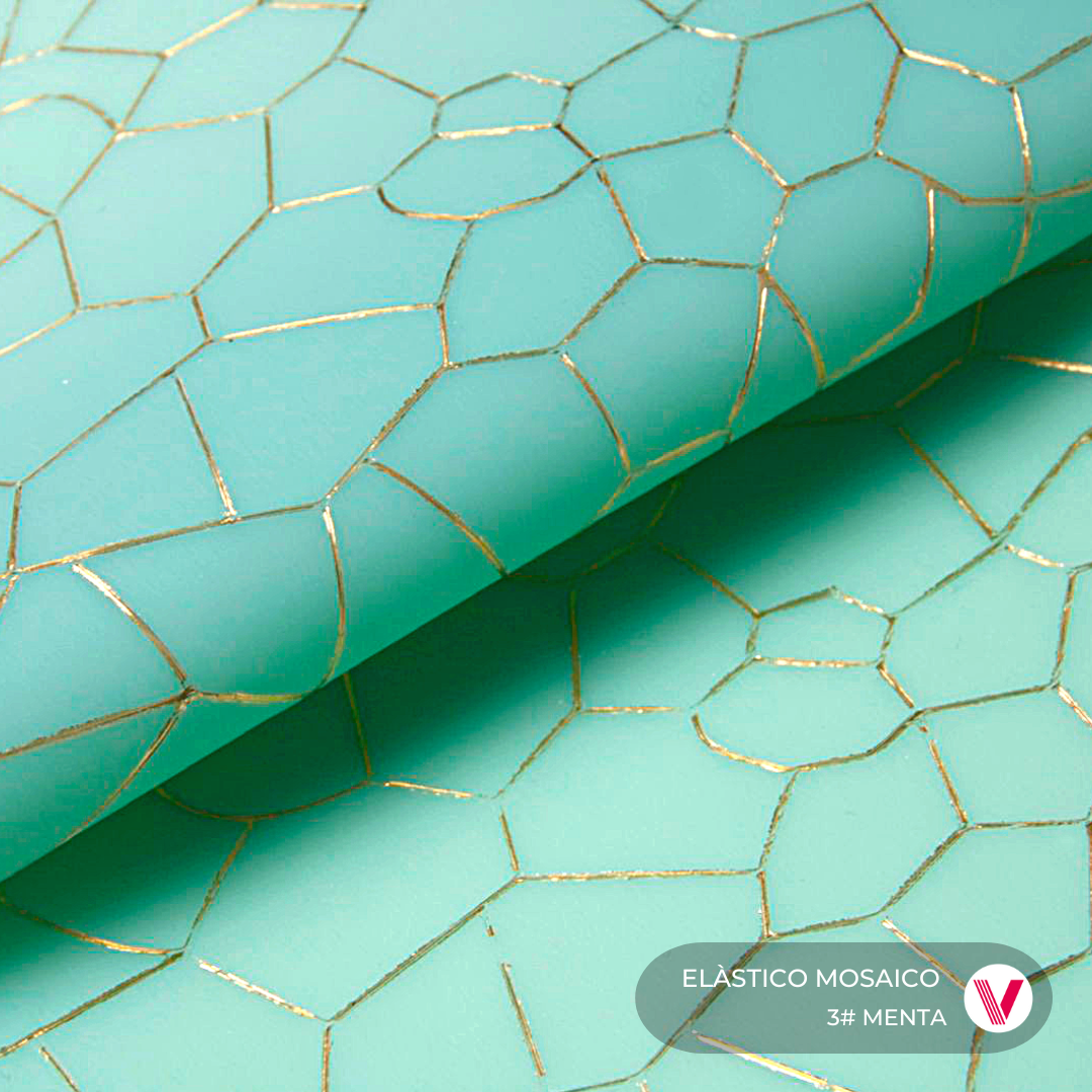 Elástico Mosaico Verde