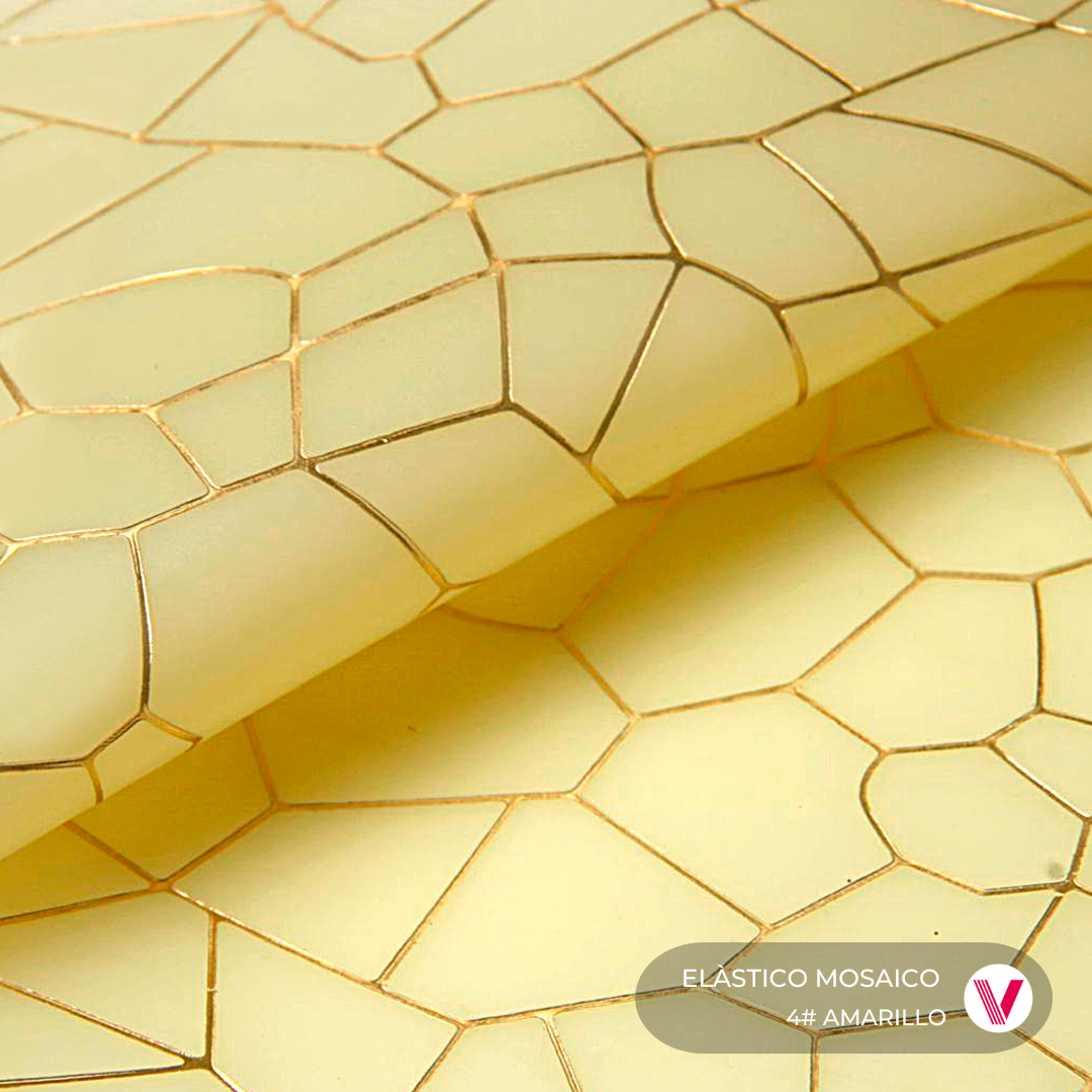 Elástico Mosaico Amarillo