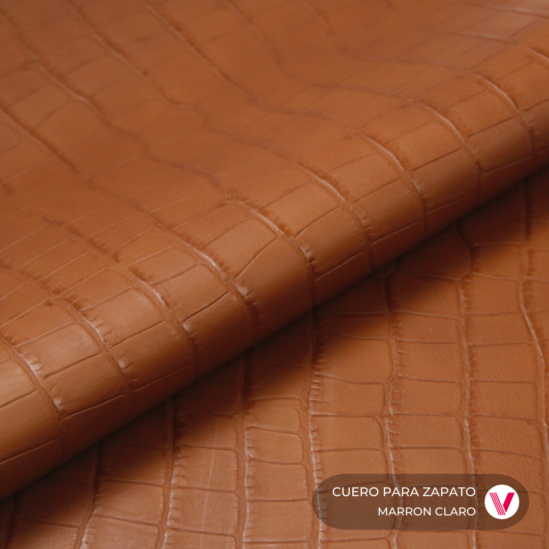 Cuero de Zapato Marron Claro