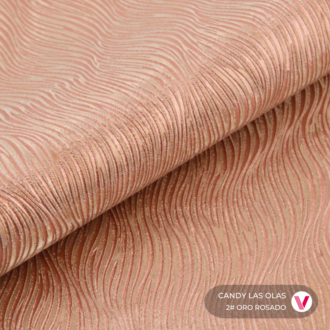 Sintetico Candy las Olas Oro Rosa