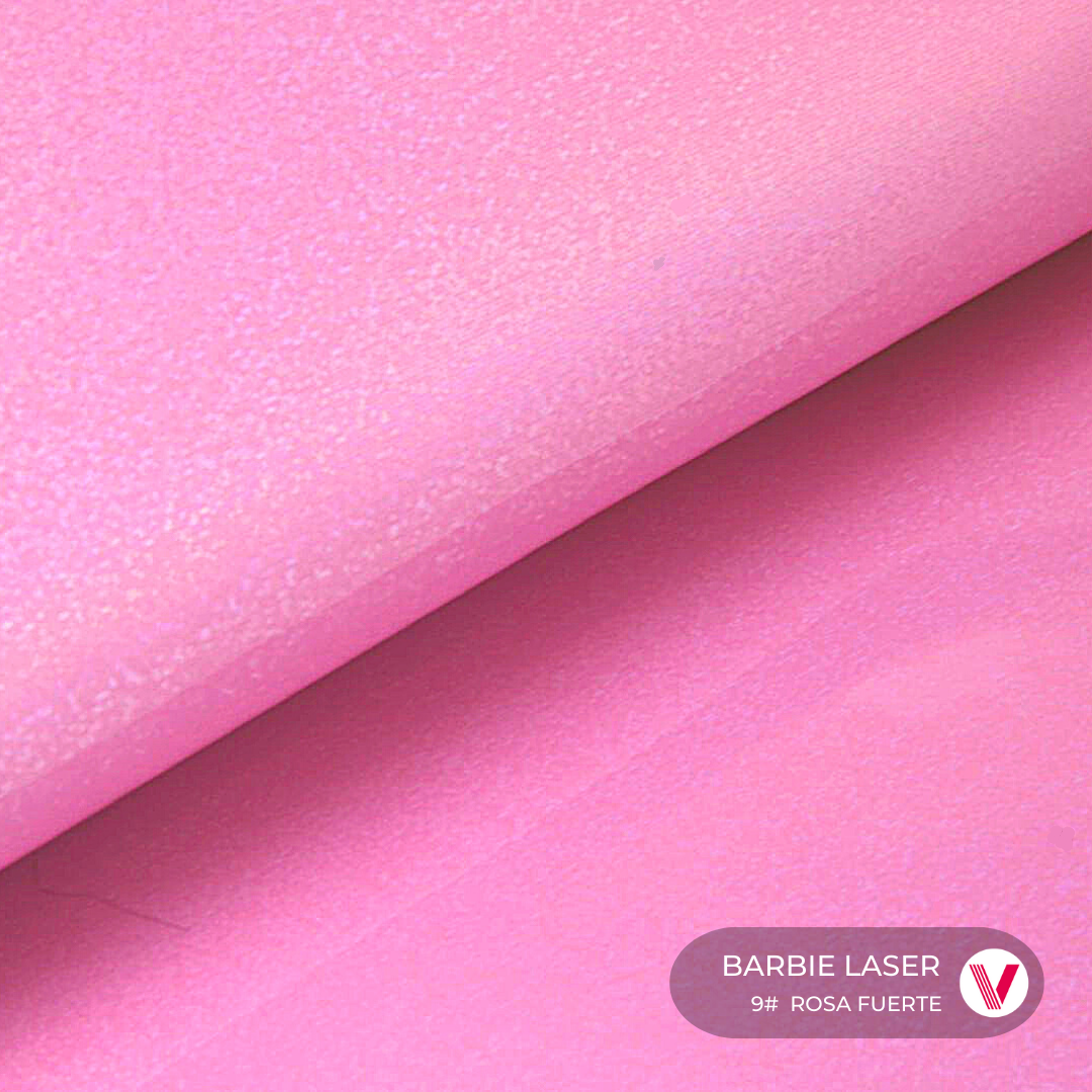 Sintetico Barbie Laser Rosa fuerte