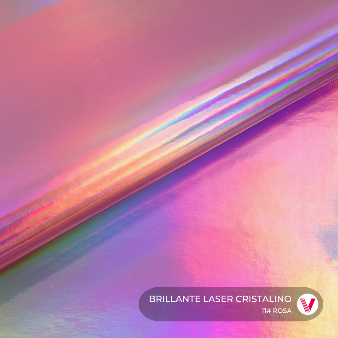 Sintetico Brillante Cristalino Laser Rosa
