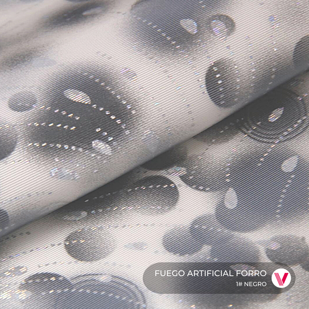 Fuego Artificial Forro Negro