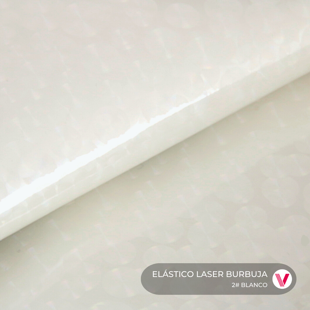 Elástico Láser Burbuja Blanco