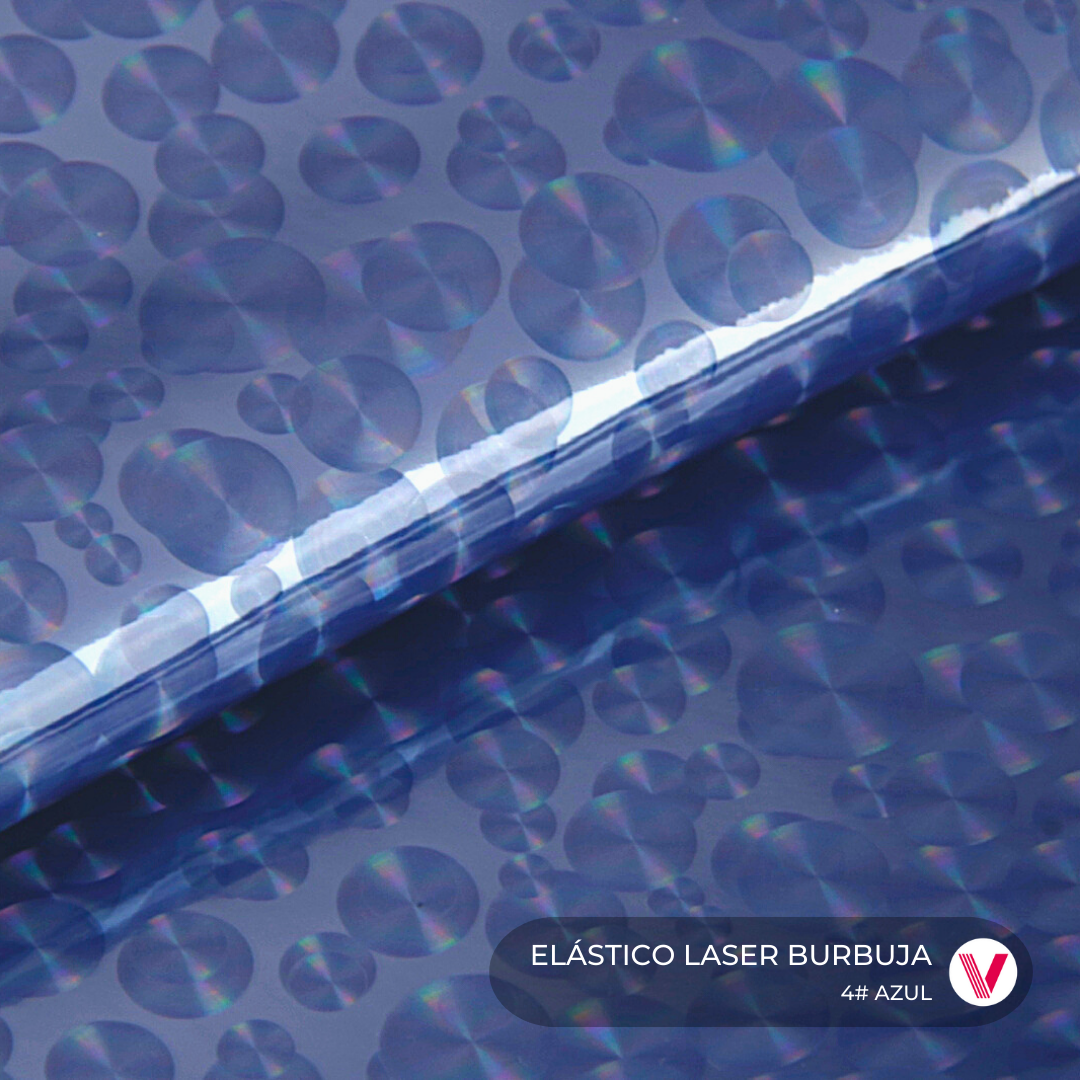 Elástico Láser Burbuja Azul