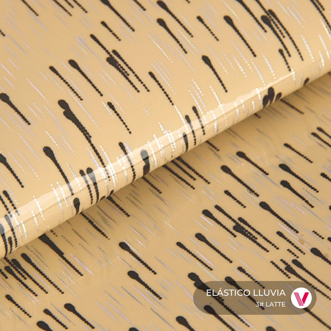 Elástico Lluvia Latte