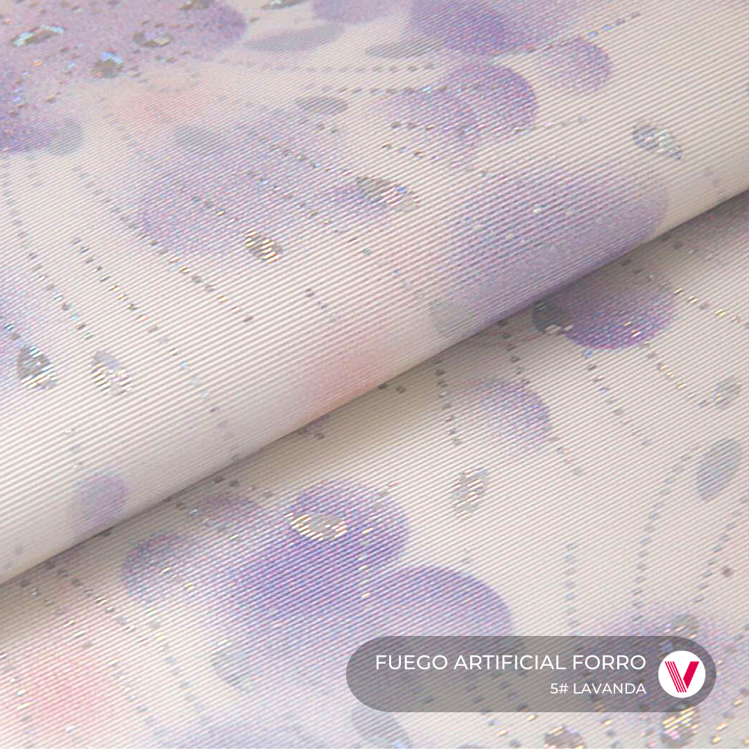 Fuego Artificial Forro Lavanda