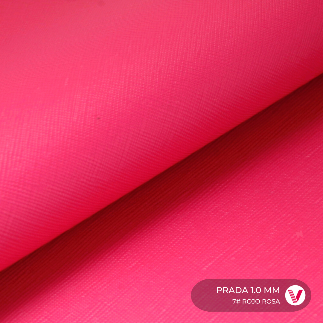 Sintetico Prada Rojo Rosa 1.0 MM