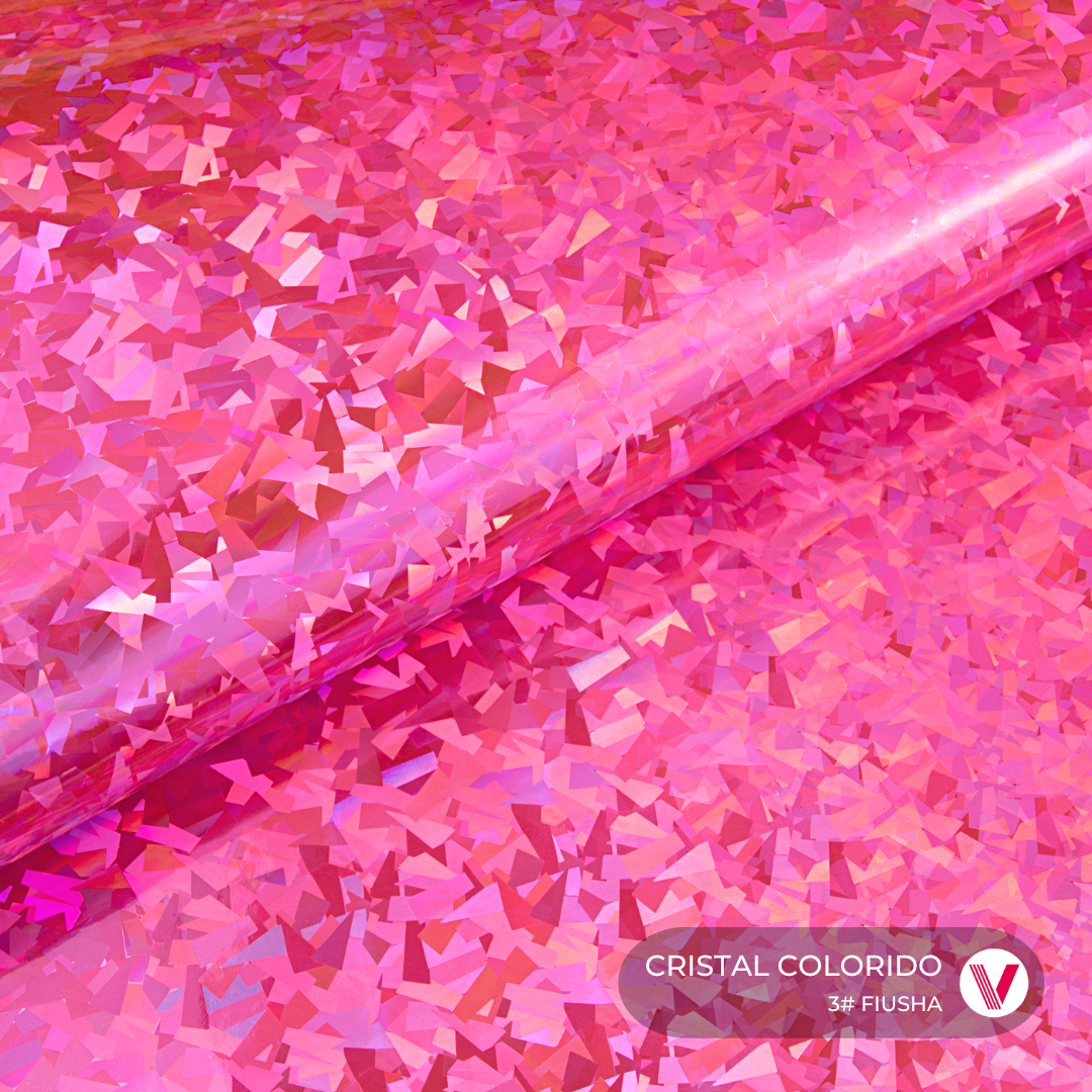 Sintetico Cristal Colorido Fiusha
