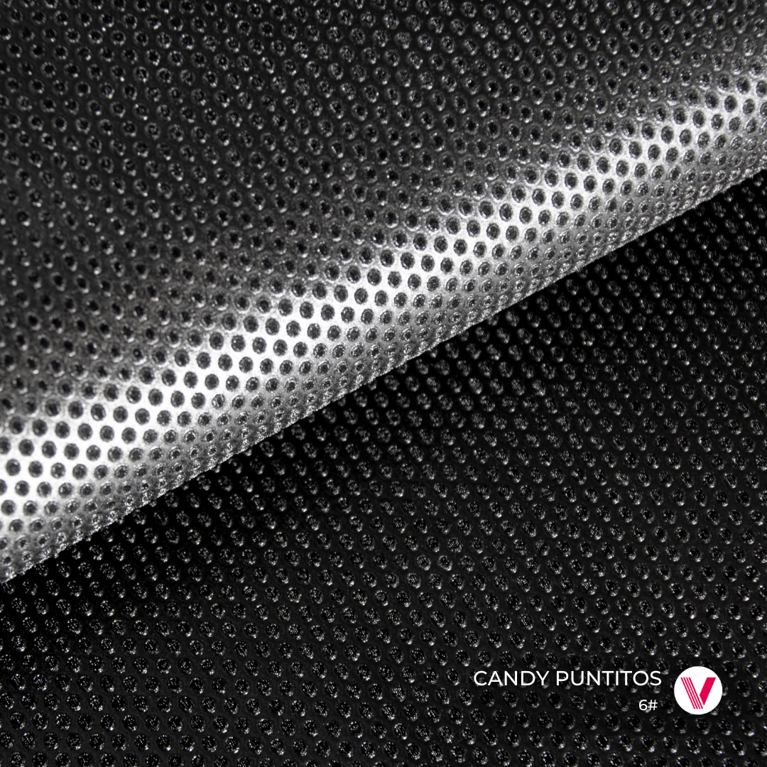 Sintetico Candy Puntitos Negro