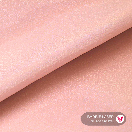 Sintetico Barbie Laser Rosa Pastel